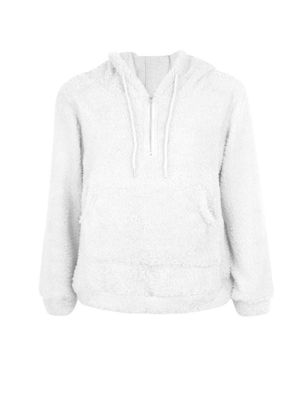 Casual Hooded Collar Zipper Hoodies